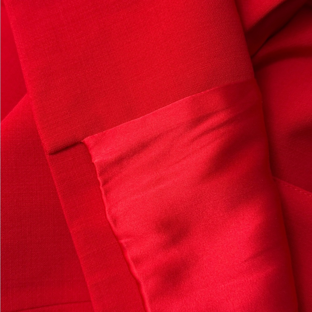 Ralph Lauren Purple label red cropped pleated jacket - Picture 8 of 9